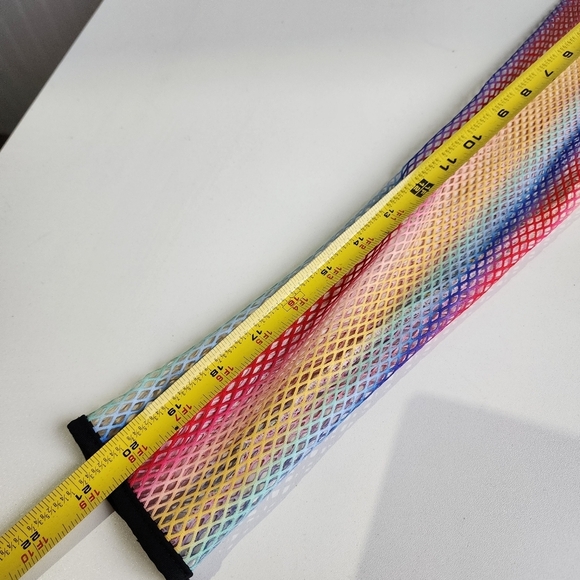 Uluwatu Color Mesh Netted See Through Beach Coverup Top Dress Long Sleeve Sz S - Picture 11 of 13